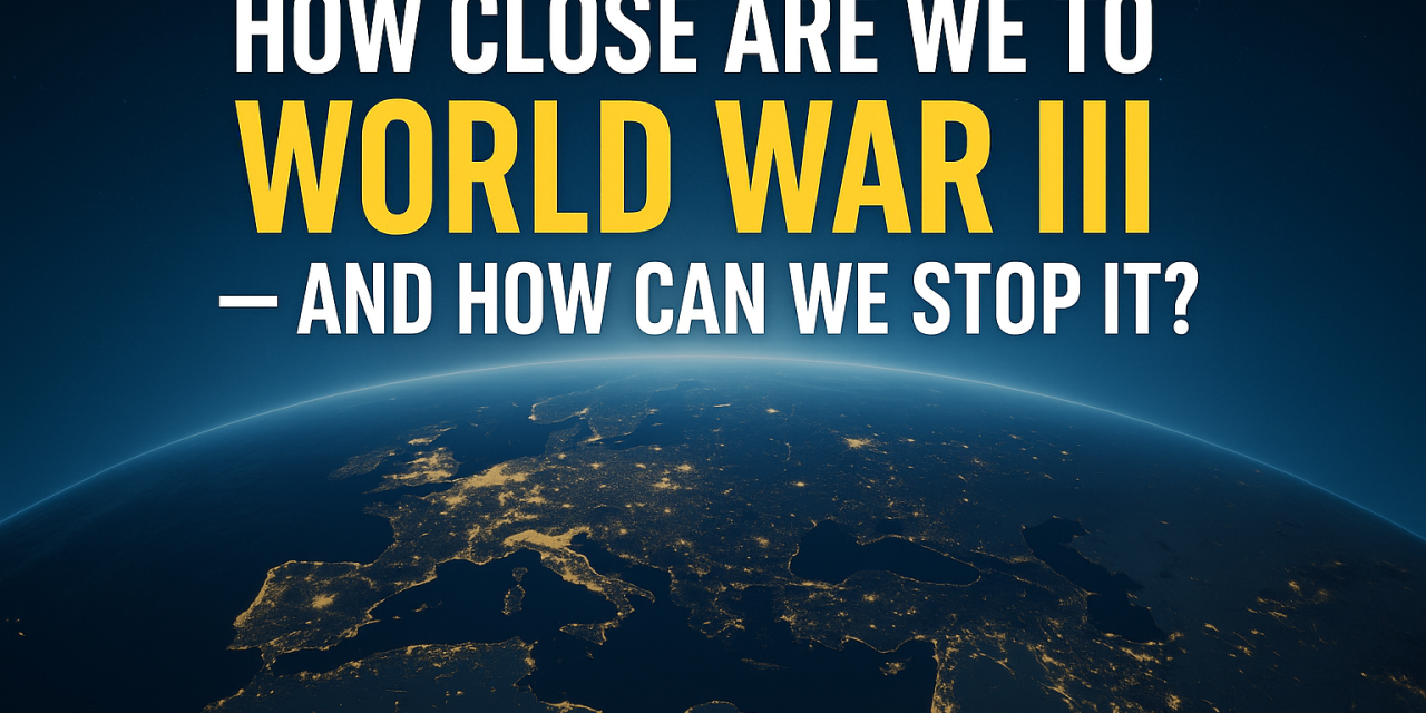 How Close Are We To World War III – And How Can We Stop It?